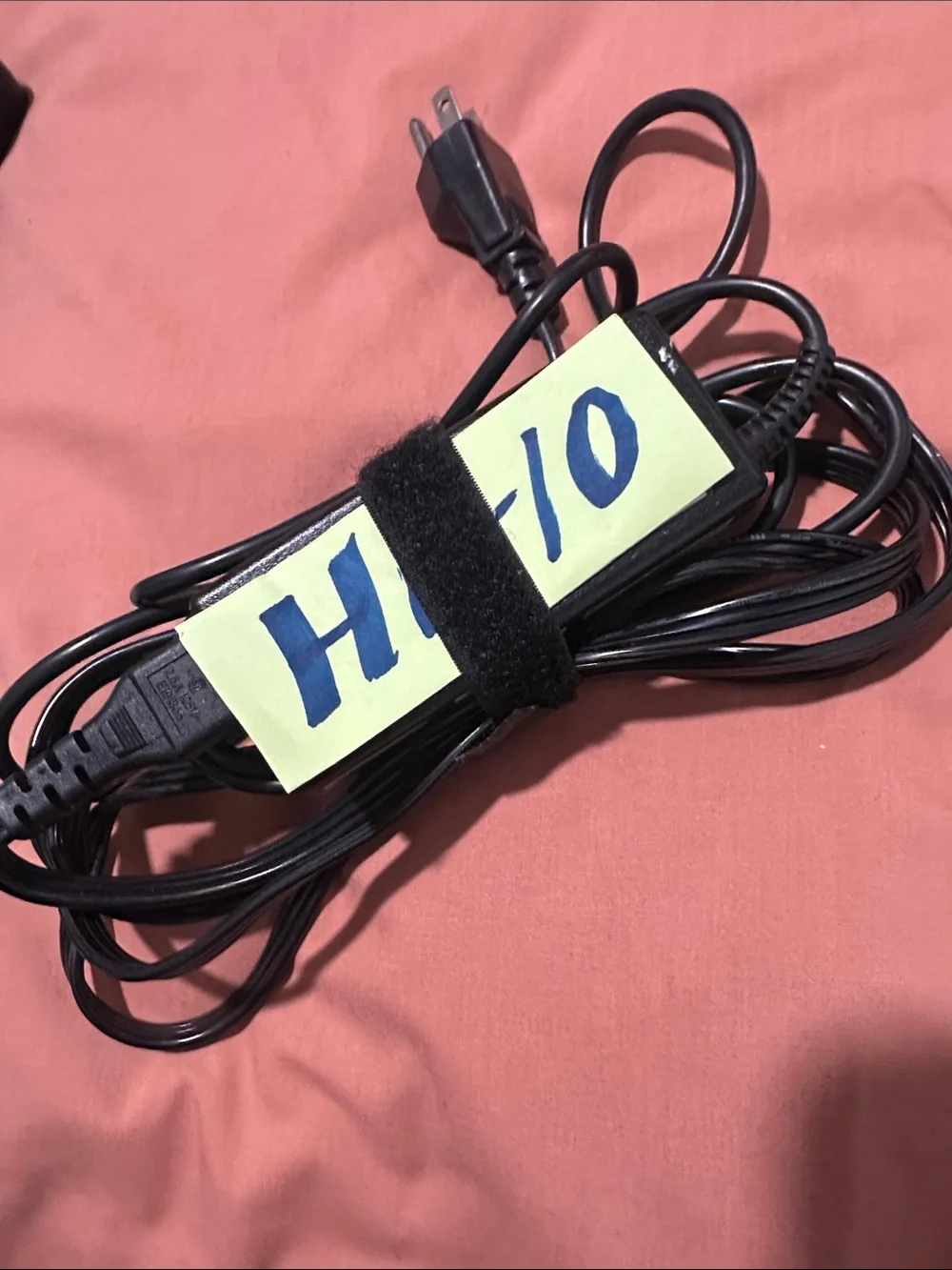 HP Black Laptop Power Adapter - Travel Friendly, Small & Lightweight